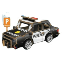 3D puzzle drevené - Policajné auto 13 cm