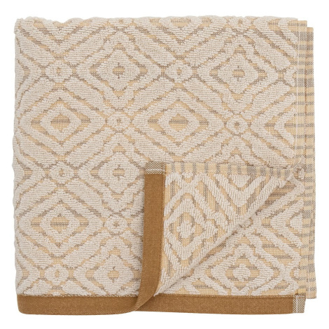 Bavlnený uterák v horčicovo-krémovej farbe 100x50 cm Malú – Bloomingville