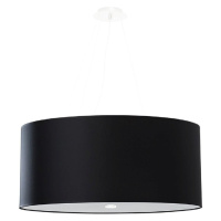 Čierne závesné svietidlo so skleneným tienidlom ø 60 cm Volta - Nice Lamps
