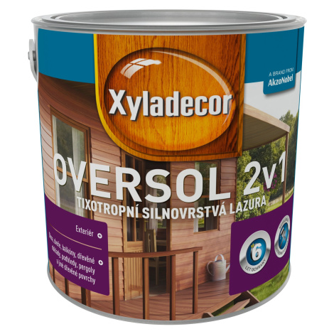 Xyladecor Tixotropná hrubovrstvá lazúra Oversol 2v1 wenge 2,5 l