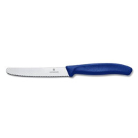 Victorinox nôž na rajčiny s vlnkovaným ostrím 11 cm modrý