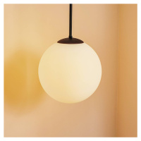 Závesná lampa Bosso 1-plameňová biela/čierna 30 cm