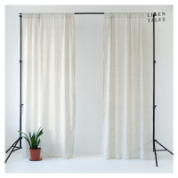 Krémová záclona 130x300 cm Daytime - Linen Tales