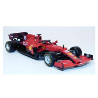 Bburago 1:43 Ferrari Racing F1 SF21 #55 (Carlos Sainz) with helmet - hard case