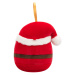 Textilná vianočná ozdoba ø 10 cm Santa Nick – SQUISHMALLOWS