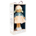 Bábika pre bábätká Chloe K Doll Tendresse Kaloo 25 cm v riflovom kabátiku z jemného textilu v da