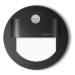 LED nástenné svietidlo Skoff Rueda čierna neutr. 230V MM-RUE-D-N s čidlom pohybu