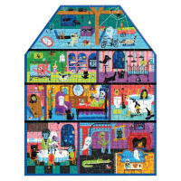 Mudpuppy Strašidelný dom - puzzle v tvare domu 100 dielov