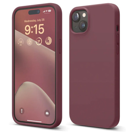 Elago kryt Silicone Case pre iPhone 15 Plus - Burgundy Apple