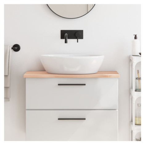 vidaXL Kúpeľňová doska 80x40x2 cm neošetrený masív