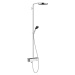 Hansgrohe Pulsify S, Showerpipe 260 1jet s vaňovým termostatom ShowerTablet 400, chrómová, HAN-2