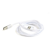 Kabel CABLEXPERT USB A Male/Micro B Male 2.0, 1,8m, opletený, stříbrný, blister