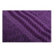 Sada 4 fialových bavlnených osušiek Foutastic, 70 × 140 cm