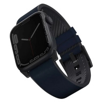 Remienok UNIQ strap Straden Apple Watch Series 4/5/6/7/SE 42/44/45mm. Leather Hybrid Strap blue 