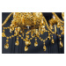 LuxD 28314 Dizajnový luster Sabella 75 cm zlatý závesné svietidlo