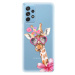 Odolné silikónové puzdro iSaprio - Lady Giraffe - Samsung Galaxy A72