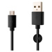 FIXED FIXD-UM2M-BK DLHY DATOVY A NABIJACI KABEL S KONEKTOROM MICRO USB, 2 METRE, 2,4A, CIERNY