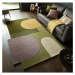 Kusový koberec Abstract Lozenge Green/Multi Rozmery kobercov: 150x240
