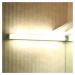 Nástenné LED svietidlo 512106 pre zrkadlo striebro