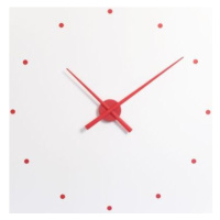 NOMON OJ Designové nástenné hodiny červené 50cm