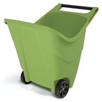 NABBI IWO85Z plastový záhradný vozík 85 l olivová