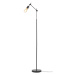 Čierna stojacia lampa s kovovým tienidlom (výška 170 cm) Sheffield – it&#39;s about RoMi