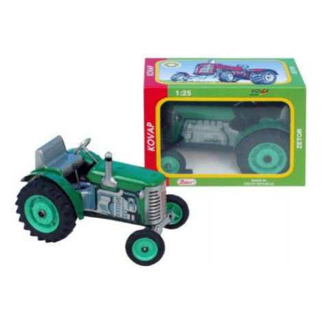 Kovap Zetor Traktor zelený na kľúčik kov 11: 2v krabičke Teddies