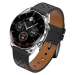 Smartwatch V10 Silver black leath GARETT