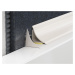 Lišta vaňová Profil-EU PVC biela, dĺžka 185 cm, výška 20 mm, šírka 20 mm, LVL