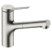 Hansgrohe Zesis M33, drezová batéria 150, s výsuvnou spŕškou, vzhľad nerezový, HAN-74800800