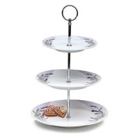 Banquet Lavender 3-poschodový stojan na cukrovinky