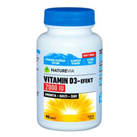 NATUREVIA Vitamin D3-EFEKT 2000 I.U. 90 tabliet