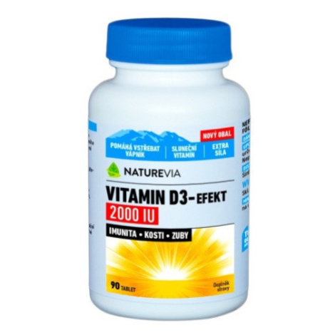 NATUREVIA Vitamin D3-EFEKT 2000 I.U. 90 tabliet