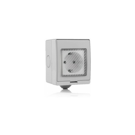 Zásuvka Wifi 2P+T/10A/250V SCHUKO IP54 biela App V-TAC Smart Home VT-5000 (V-TAC)