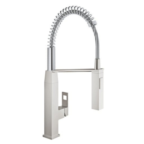 Drezová batéria Grohe Eurocube s otočným ramienkom supersteel 31395DC0