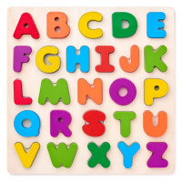 Woody Puzzle ABC masívne písmená na doske 26 dielikov