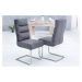 LuxD 20308 Jedálenská stolička Frank vintage sivá