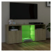 vidaXL TV skrinka s LED svetlami dub sonoma 120x30x50 cm