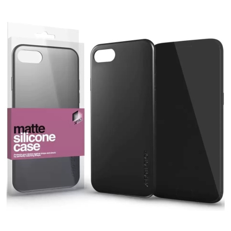 Apple iPhone 13, Silikónové puzdro, ultratenké, matné, Xprotector Matte, čierne