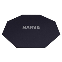 MARVO GM02 PODLOZKA POD KRESLO, 1100 X 1100 X 2 MM, CIERNA, PROTISMYKOVA