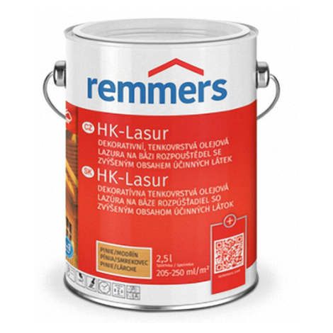 REMMERS HK LASUR - Tenkovrstvá olejová lazúra REM - pinie/lärche 2,5 L