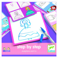 Kreslenie pre najmenších Krok za krokom Eduludo Princezničky Djeco od 3 rokov