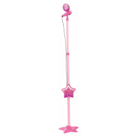 MMW Ružový mikrofón so stojanom, aj pre MP3
