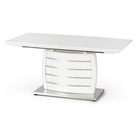 Rozkladací stôl Onyx 160/200x90cm Mdf/Oceľ – Biely MERKURY MARKET