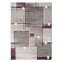 Sivo-fialový koberec Universal Detroit, 140 x 200 cm