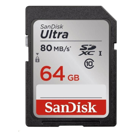 SanDisk SDXC karta 64GB Ultra (80 MB/s Class 10 UHS-I)