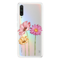 Odolné silikónové puzdro iSaprio - Three Flowers - Xiaomi Mi A3