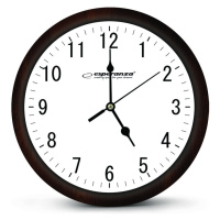 Nástenné hodiny ESPA LOS015W, biele 30cm