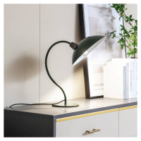 Stolná lampa Lucande Arvadon, zelená, kov, výška 42,75 cm