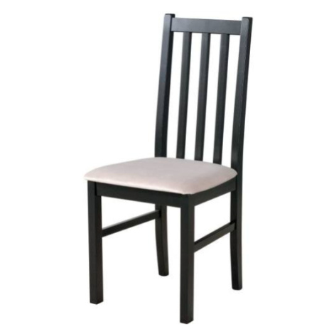 Sconto Jedálenská stolička BOLS 10 čierna/béžová Houseland